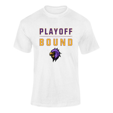 Monroe Falcons Sideview Playoff Bound Men's SS T-Shirt