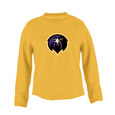 Monroe Falcons Front View Mascot #1 Women's Sweatshirt