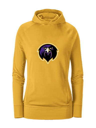 Monroe Falcons Front View Mascot #1 Women's Hoodie