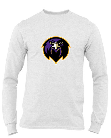 Monroe Falcons Front View Mascot #1 Men's Premium LS T-Shirt