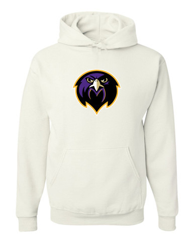 Monroe Falcons Front View Mascot #1 Men's Premium Hoodie