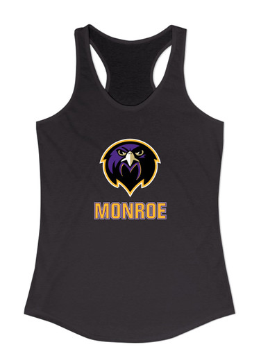 Monroe Falcons Front View Mascot #2 Women's Tank Top