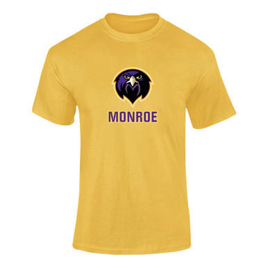 Monroe Falcons Front View Mascot #2 Men's Premium SS T-Shirt