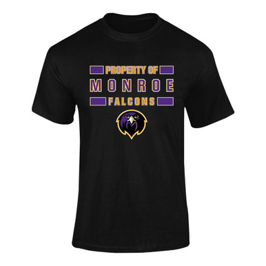 Monroe Falcons Front View Property Of Men's Premium SS T-Shirt