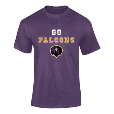 Monroe Falcons Front View Go Team Men's SS T-Shirt