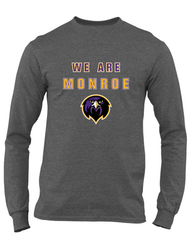 Monroe Falcons Front View We Are Men's Premium LS T-Shirt