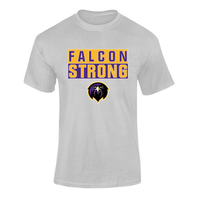 Monroe Falcons Front View Strong #1 Men's SS T-Shirt