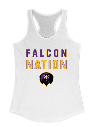 Monroe Falcons Front View Nation #2 Women's Tank Top