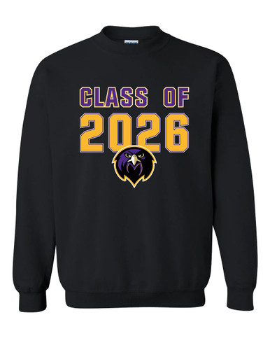 Monroe Falcons Front View Class of 2026 Men's Sweatshirt