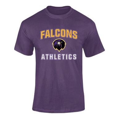 Monroe Falcons Front View Athletics Men's SS T-Shirt
