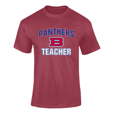 Bartlett Panthers Teacher Men's SS T-Shirt