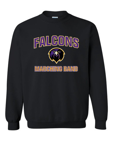 Monroe Falcons Front View Marching Band Men's Sweatshirt