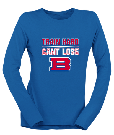 Bartlett Panthers Train Hard, Can't Lose Women's LS T-Shirt