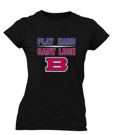 Bartlett Panthers Play Hard, Can't Lose Women's SS T-Shirt
