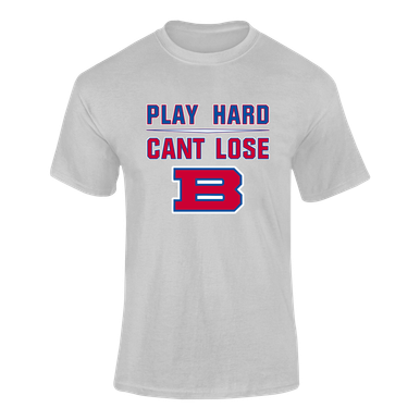 Bartlett Panthers Play Hard, Can't Lose Men's SS T-Shirt