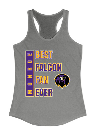 Monroe Falcons Front View Best Falcon Fan Women's Tank Top