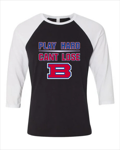 Bartlett Panthers Play Hard, Can't Lose Women's Baseball T-Shirt