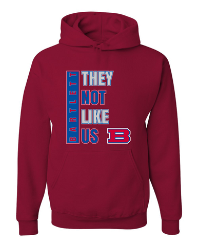 Bartlett Panthers They Not Like Us #1 Men's Premium Hoodie