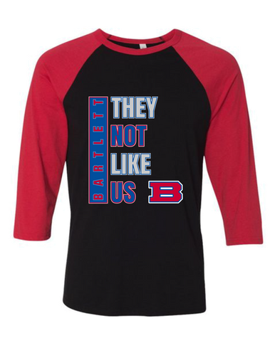Bartlett Panthers They Not Like Us #1 Men's Baseball T-Shirt