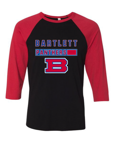 Bartlett Panthers Mascot #7 Women's Baseball T-Shirt