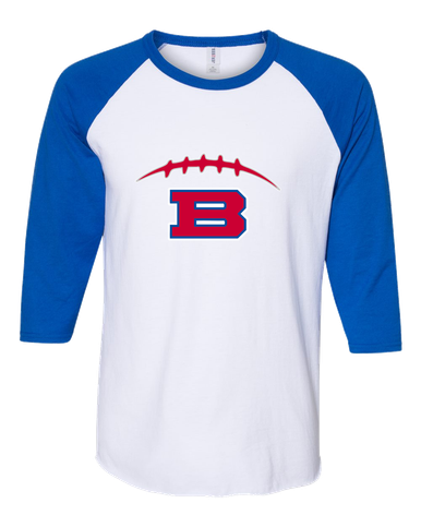 Bartlett Panthers Football #2 Women's Baseball T-Shirt