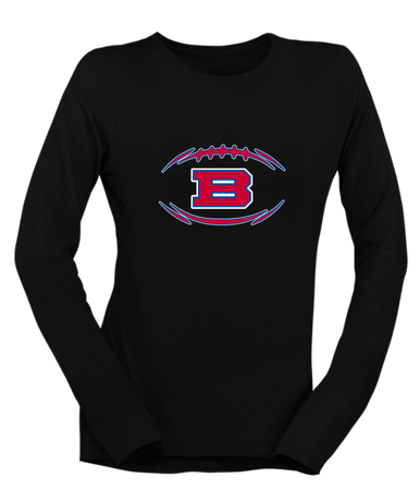 Bartlett Panthers Football #3 Women's Premium LS T-Shirt
