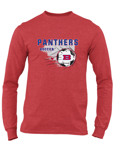 Bartlett Panthers Soccer #2 Men's LS T-Shirt
