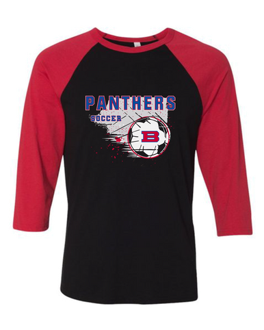 Bartlett Panthers Soccer #2 Men's Baseball T-Shirt