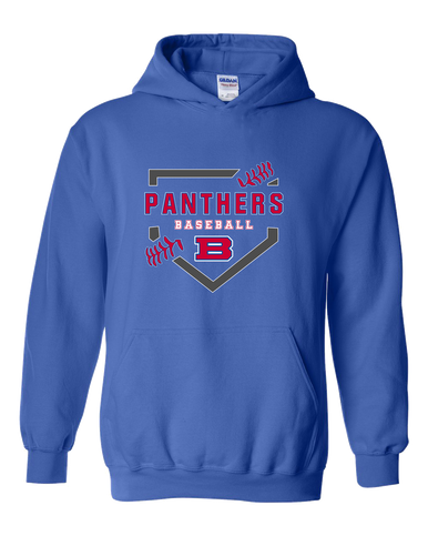 Bartlett Panthers Baseball #2 Men's Hoodie