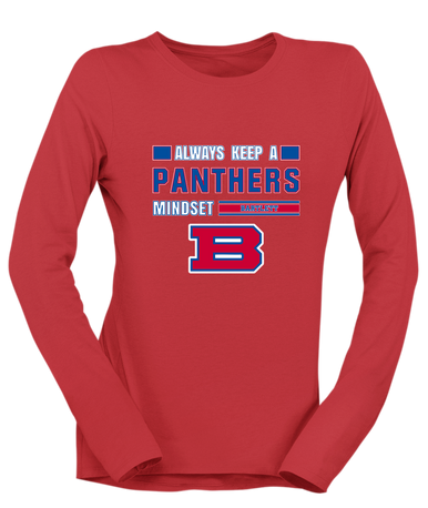 Bartlett Panthers Mindset Women's LS T-Shirt