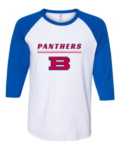 Bartlett Panthers Mascot #8 Women's Baseball T-Shirt