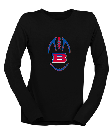 Bartlett Panthers Football #4 Women's LS T-Shirt