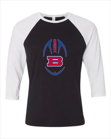 Bartlett Panthers Football #4 Women's Baseball T-Shirt