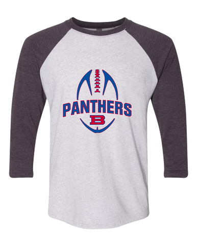 Bartlett Panthers Football #5 Women's Baseball T-Shirt