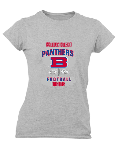 Bartlett Panthers Football #6 Women's Premium SS T-Shirt