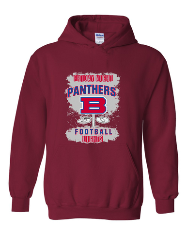 Bartlett Panthers Football #6 Men's Hoodie
