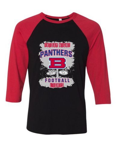 Bartlett Panthers Football #6 Men's Baseball T-Shirt