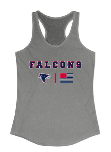 Clear Lake Falcons Team Colors Flag Women's Tank Top