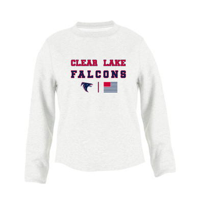 Clear Lake Falcons Spirit Flag Women's Sweatshirt
