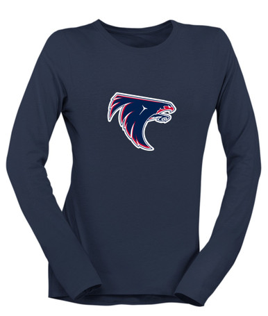 Clear Lake Falcons Mascot #1 Women's LS T-Shirt