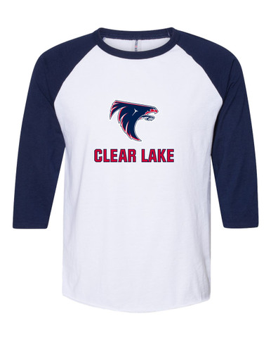 Clear Lake Falcons Mascot #2 Men's Baseball T-Shirt