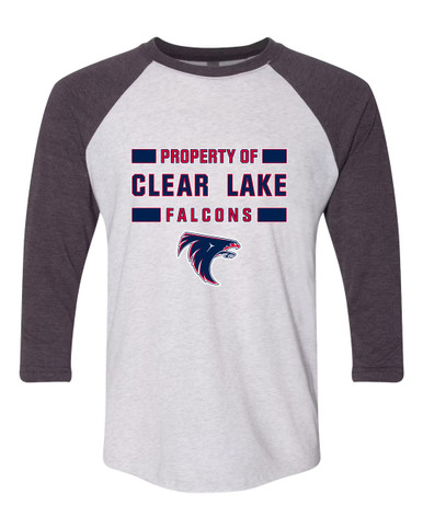 Clear Lake Falcons Property Of Women's Baseball T-Shirt