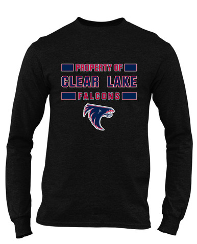 Clear Lake Falcons Property Of Men's Premium LS T-Shirt