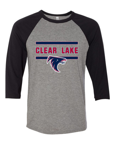 Clear Lake Falcons Mascot #4 Women's Baseball T-Shirt