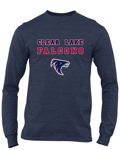Clear Lake Falcons Spirit Men's LS T-Shirt