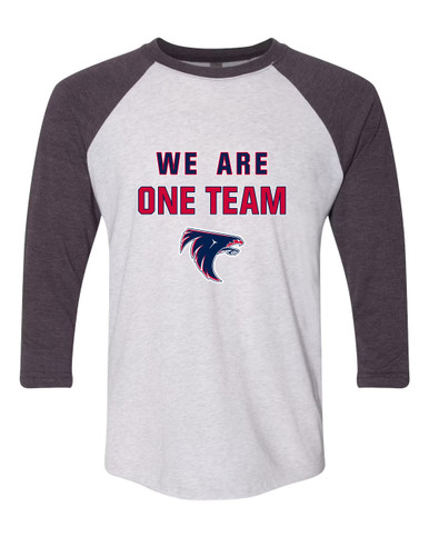 Clear Lake Falcons We Are One Team Women's Baseball T-Shirt