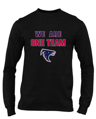 Clear Lake Falcons We Are One Team Men's LS T-Shirt