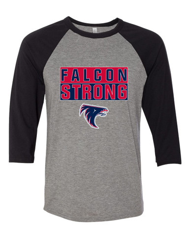 Clear Lake Falcons Strong #1 Men's Baseball T-Shirt