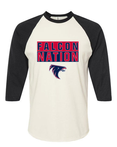 Clear Lake Falcons Nation #1 Men's Baseball T-Shirt
