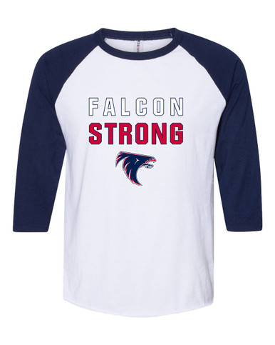 Clear Lake Falcons Strong #2 Men's Baseball T-Shirt
